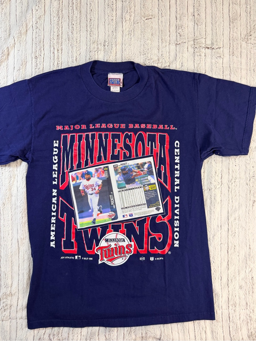 Vintage 1996 Kirby Puckett Minnesota Twins MLB 90s Graphic T Shirt